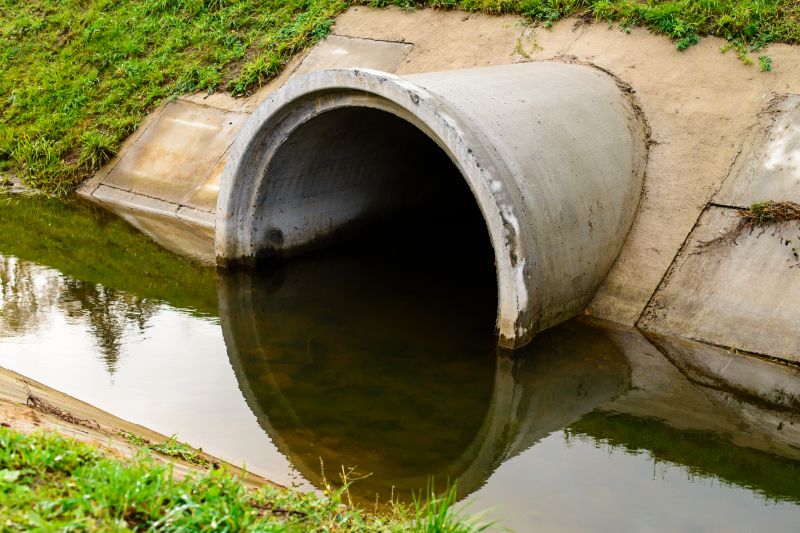 Clean Culvert Pipe